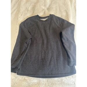 B.C. Clothing Sweater Mens XL Heritage Knitted Sherpa Lining‎ Winter Gray